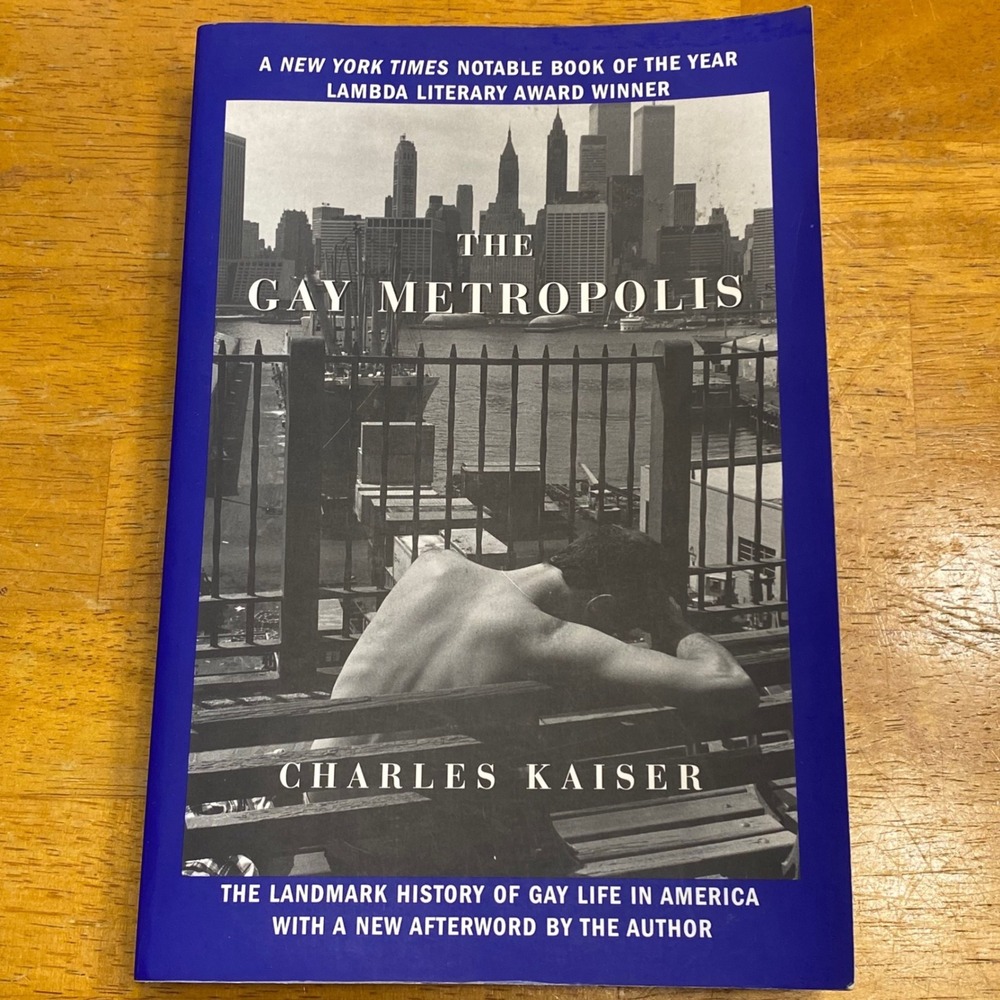 Grove‎ Press The Gay Metropolis Book Excellent LGBTQ History Kaiser